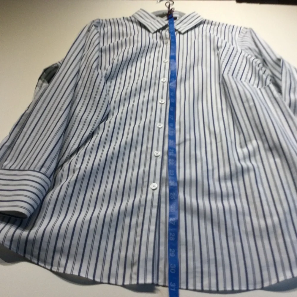 Lands’ End no iron 100% Supima cotton blouse 18W - Picture 9 of 10